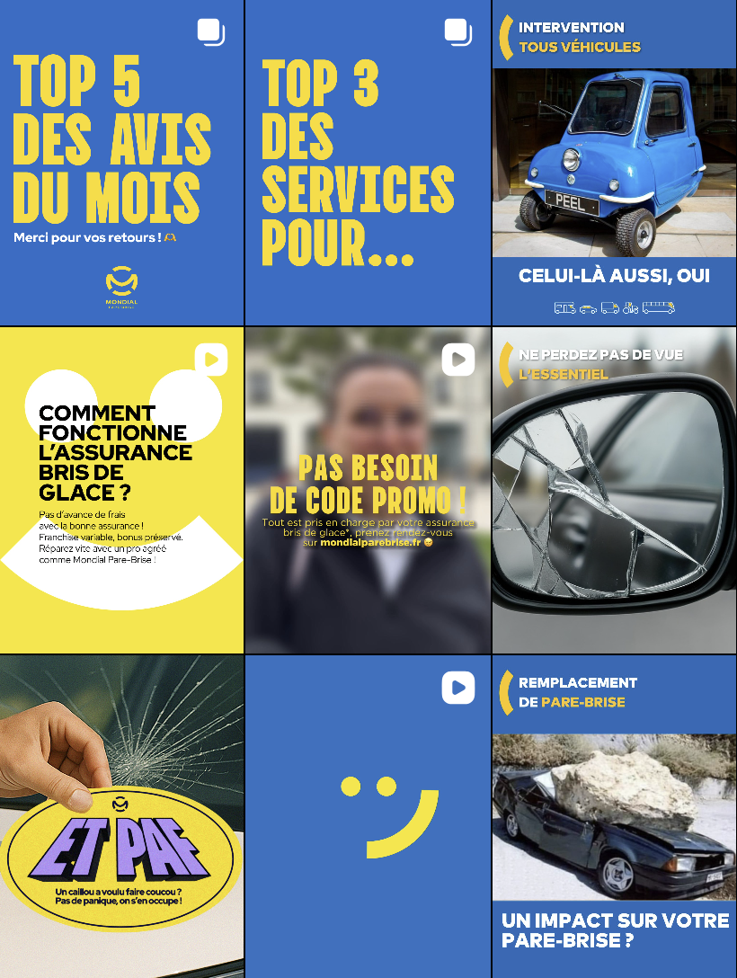 Feed Instagram Mondial Pare-Brise